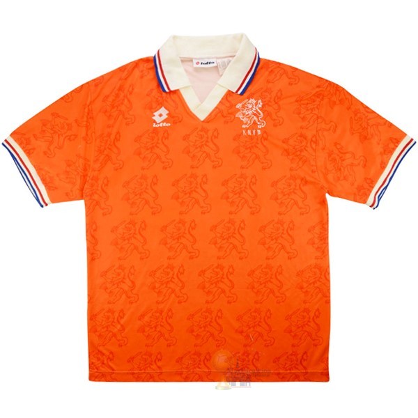 Calcio Maglie Home Maglia Paesi Bassi Retro 1995 Oroange