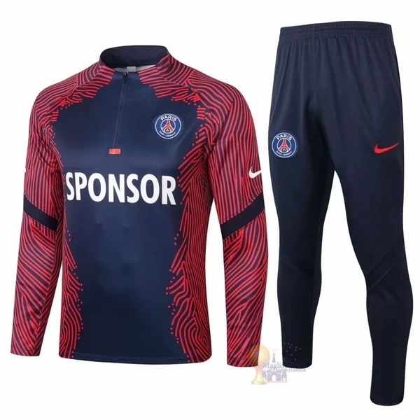 Calcio Maglie Giacca Paris Saint Germain 2020 2021 Rosso Blu Navy