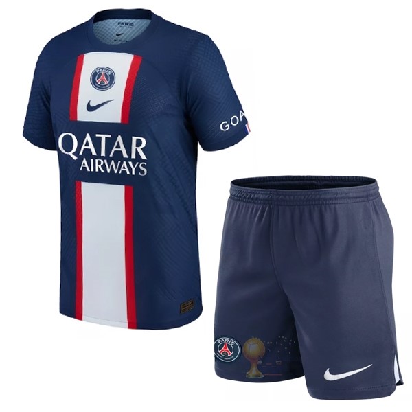 Calcio Maglie Home Conjunto De Bambino Paris Saint Germain 2022 2023 Blu