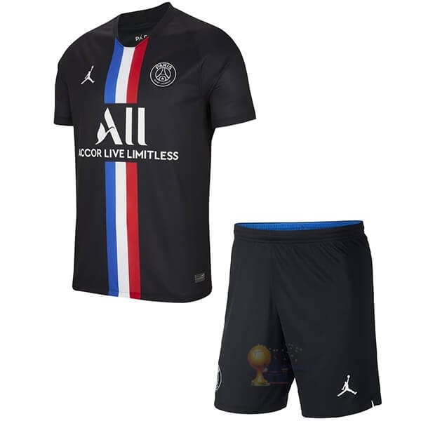 Calcio Maglie Terza Set Completo Bambino Paris Saint Germain 2019 2020 Nero