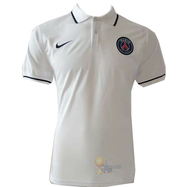 Calcio Maglie Polo Paris Saint Germain 2019 2020 Bianco