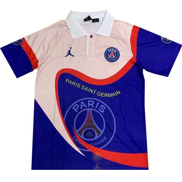 Calcio Maglie Polo Paris Saint Germain 2019 2020 Rosso Blu Bianco