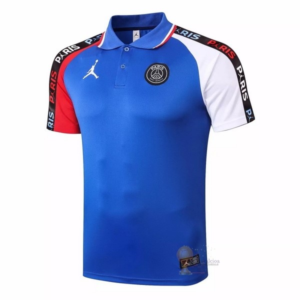 Calcio Maglie Polo Paris Saint Germain 2020 2021 Blu Rosso Bianco