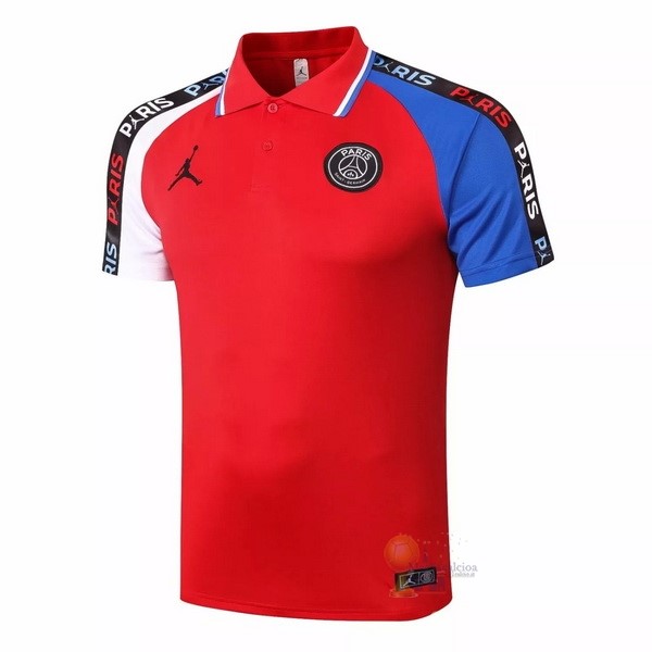 Calcio Maglie Polo Paris Saint Germain 2020 2021 Rosso Bianco Blu