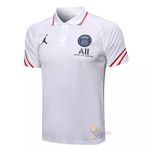 Calcio Maglie Polo Paris Saint Germain 2021 2022 II Bianco