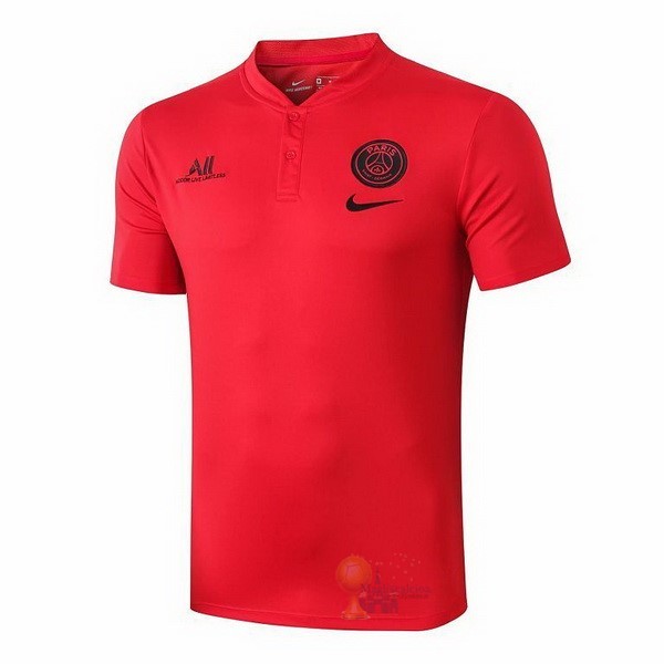 Calcio Maglie Polo Paris Saint Germain Rosso 2019 2020