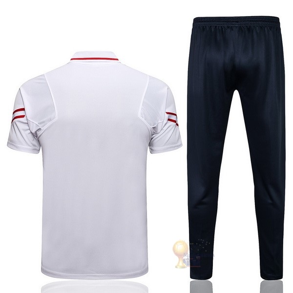 Calcio Maglie Set Completo Polo Paris Saint Germain 2021 2022 Bianco I Nero