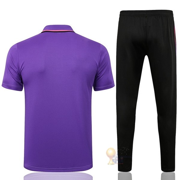 Calcio Maglie Set Completo Polo Paris Saint Germain 2021 2022 I Purpureo Nero