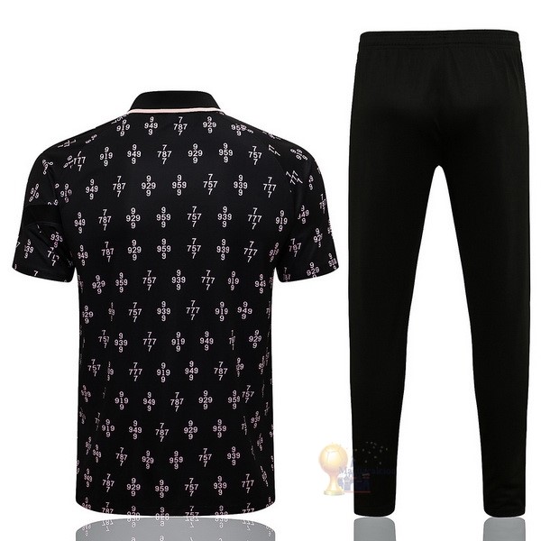 Calcio Maglie Set Completo Polo Paris Saint Germain 2021 2022 Nero Rosa