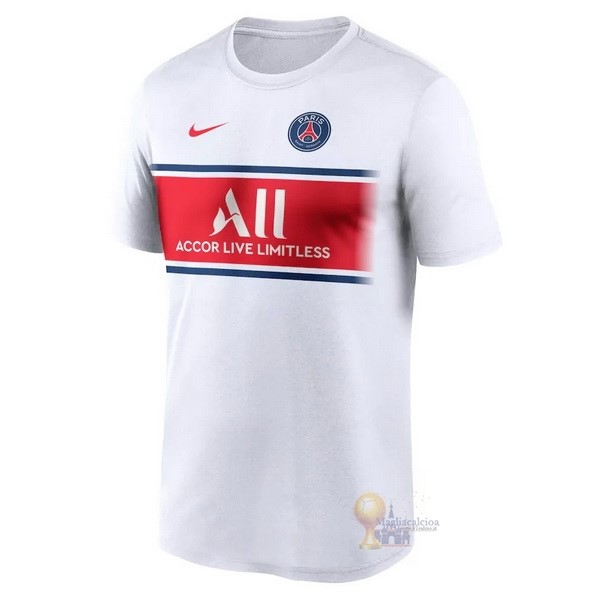Calcio Maglie Formazione Paris Saint Germain I 2021 2022 Bianco