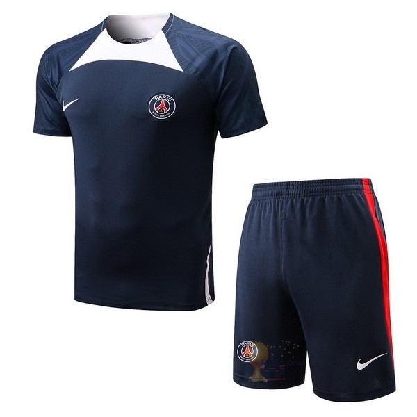 Calcio Maglie Formazione Set Completo Paris Saint Germain 2022 2023 Blu Bianco