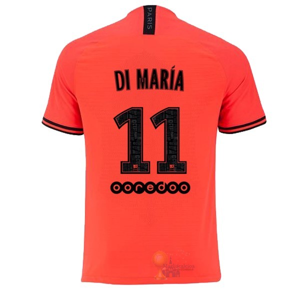 Calcio Maglie NO.11 Di Maria Away Maglia Paris Saint Germain 2019 2020 Oroange