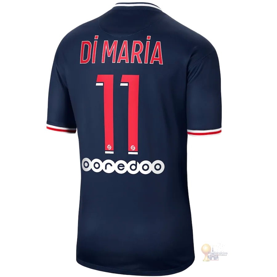 Calcio Maglie NO.11 Di Maria Home Maglia Paris Saint Germain 2020 2021 Blu