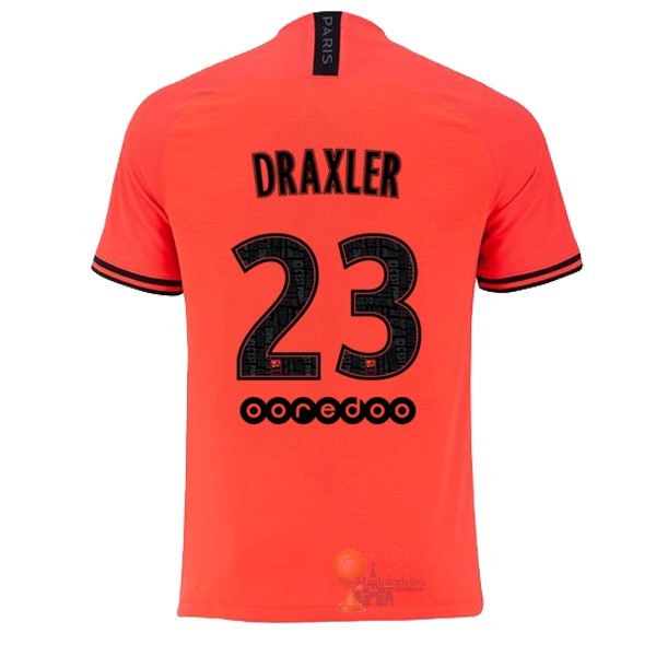 Calcio Maglie NO.23 Draxler Away Maglia Paris Saint Germain 2019 2020 Oroange
