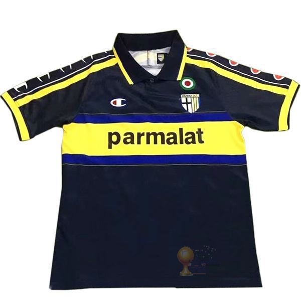 Calcio Maglie Away Maglia Parma Stile rétro 1999 2000 Nero