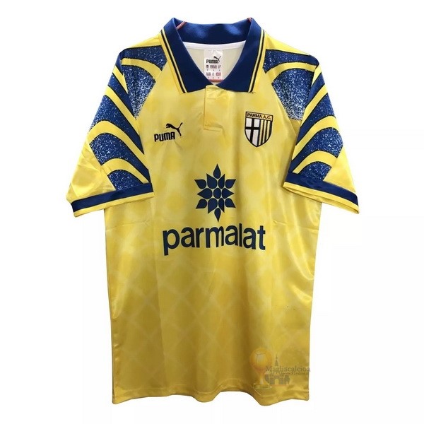 Calcio Maglie Tercera Camiseta Parma Retro 1995 1997 Giallo