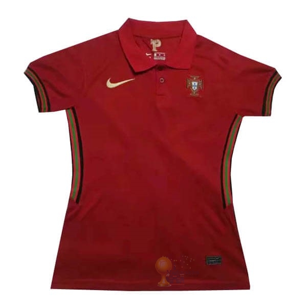 Calcio Maglie Home Maglia Mujer Portogallo 2020 Rosso