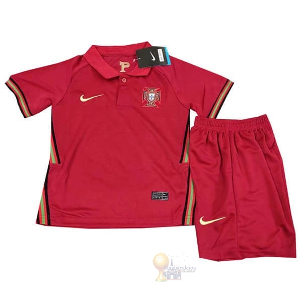 Calcio Maglie Home Set Completo Bambino Portogallo 2020 Rosso