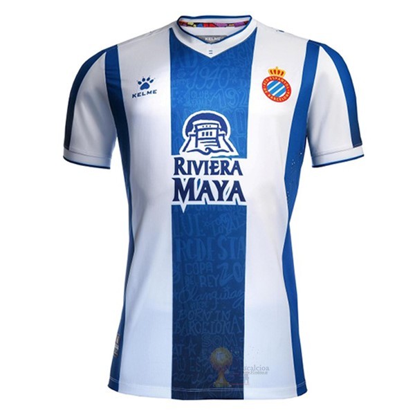 Calcio Maglie Home Maglia RCD Espanyol 2019 2020 Blu