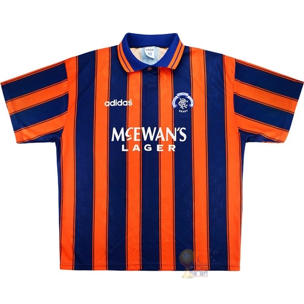 Calcio Maglie Segunda Camiseta Rangers Retro 1993 1994 Arancione