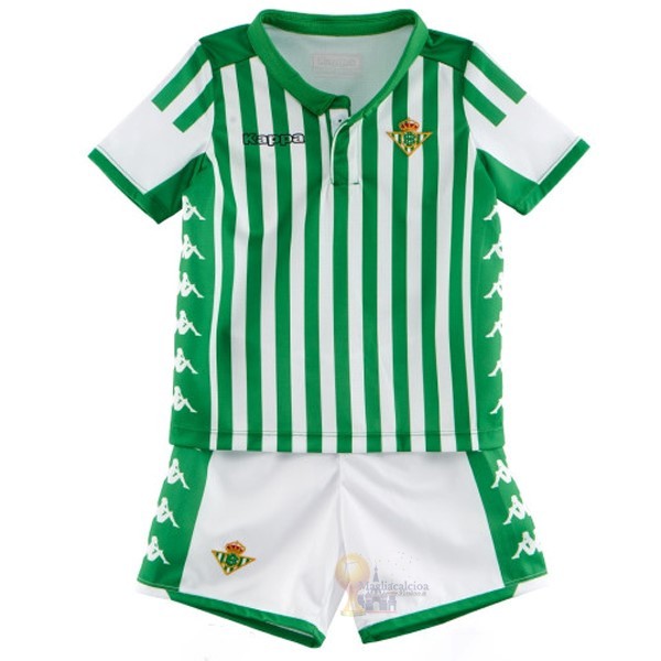 Calcio Maglie Home Conjunto De Bambino Real Betis 2019 2020 Verde