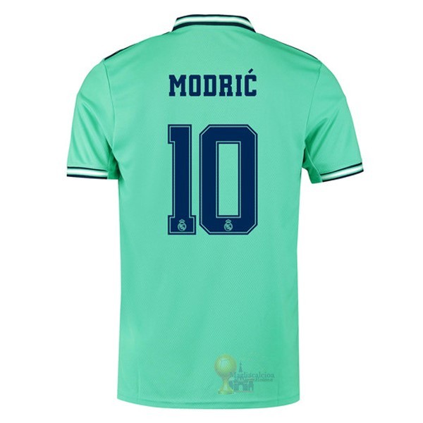 Calcio Maglie NO.10 Modric Terza Maglia Real Madrid 2019 2020 Verde