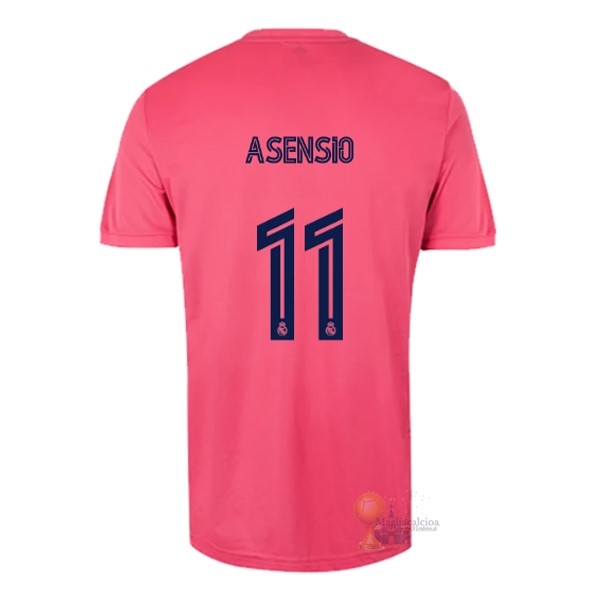 Calcio Maglie NO.11 Asensio Away Maglia Real Madrid 2020 2021 Rosa
