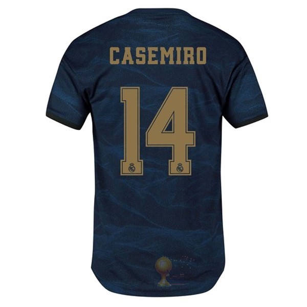 Calcio Maglie NO.14 Casemiro Away Maglia Real Madrid 2019 2020 Blu