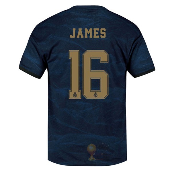 Calcio Maglie NO.16 James Away Maglia Real Madrid 2019 2020 Blu