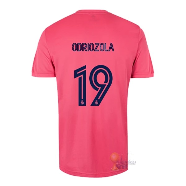 Calcio Maglie NO.19 Odriozola Away Maglia Real Madrid 2020 2021 Rosa