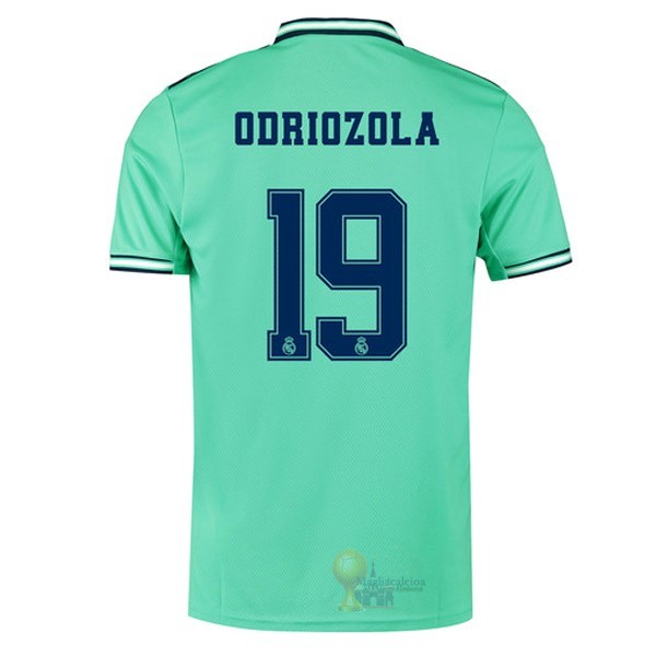Calcio Maglie NO.19 Odriozola Terza Maglia Real Madrid 2019 2020 Verde