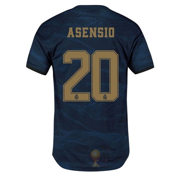 Calcio Maglie NO.20 Asensio Away Maglia Real Madrid 2019 2020 Blu