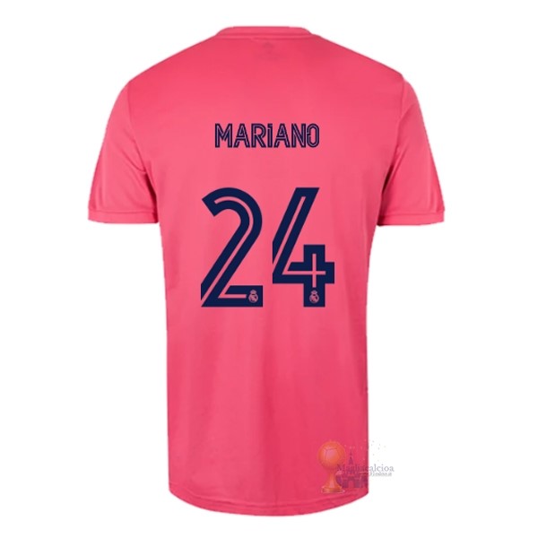 Calcio Maglie NO.24 Mariano Away Maglia Real Madrid 2020 2021 Rosa