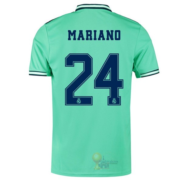Calcio Maglie NO.24 Mariano Terza Maglia Real Madrid 2019 2020 Verde