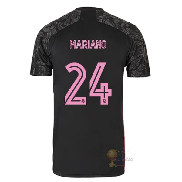Calcio Maglie NO.24 Mariano Terza Maglia Real Madrid 2020 2021 Nero