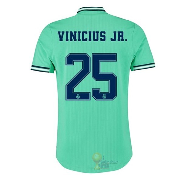 Calcio Maglie NO.25 Vinicius JR. Terza Maglia Real Madrid 2019 2020 Verde