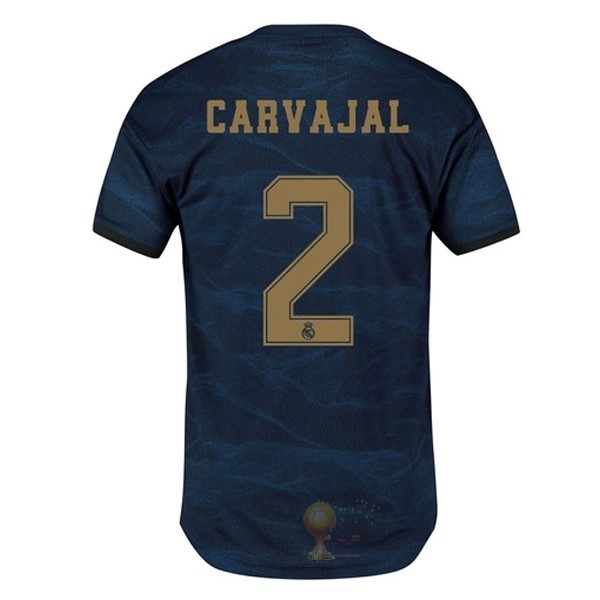 Calcio Maglie NO.2 Carvajal Away Maglia Real Madrid 2019 2020 Blu