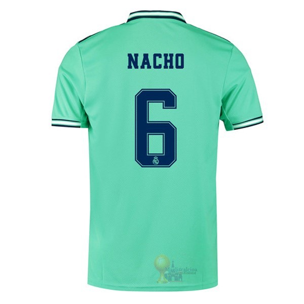 Calcio Maglie NO.6 Nacho Terza Maglia Real Madrid 2019 2020 Verde