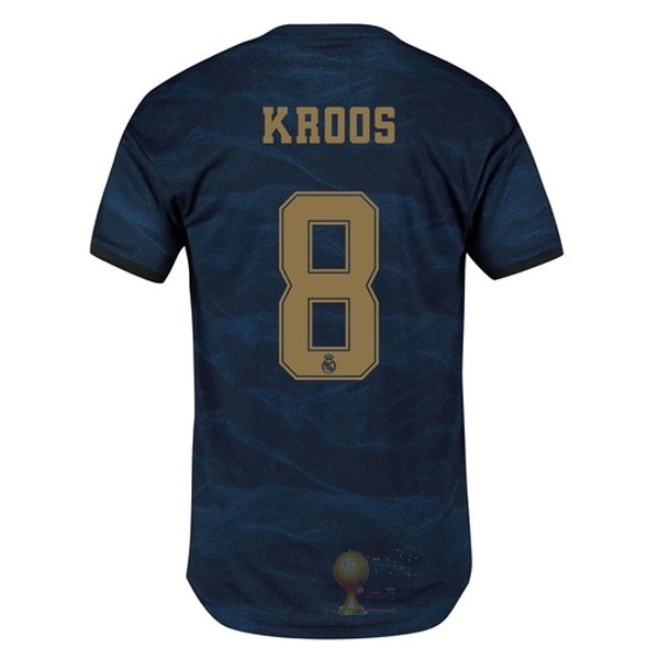Calcio Maglie NO.8 Kroos Away Maglia Real Madrid 2019 2020 Blu