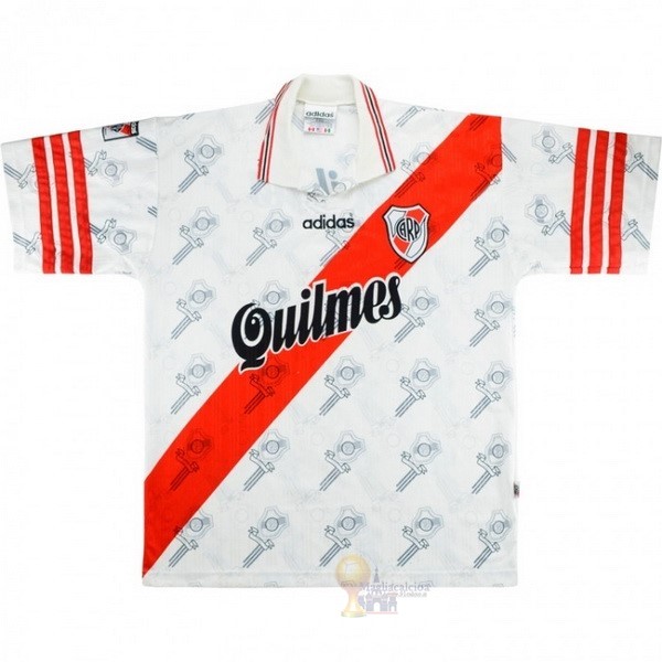Calcio Maglie Home Maglia River Plate Retro 1996 Bianco