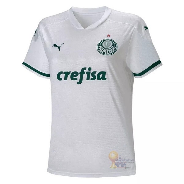 Calcio Maglie Segunda Donna Camiseta Palmeiras 2020 2021 Bianco