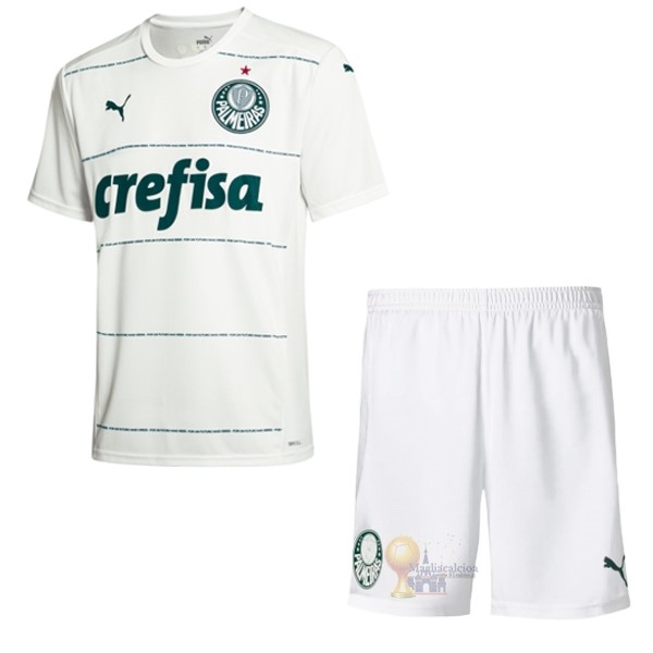 Calcio Maglie Away Conjunto De Bambino Palmeiras 2022 2023 Bianco