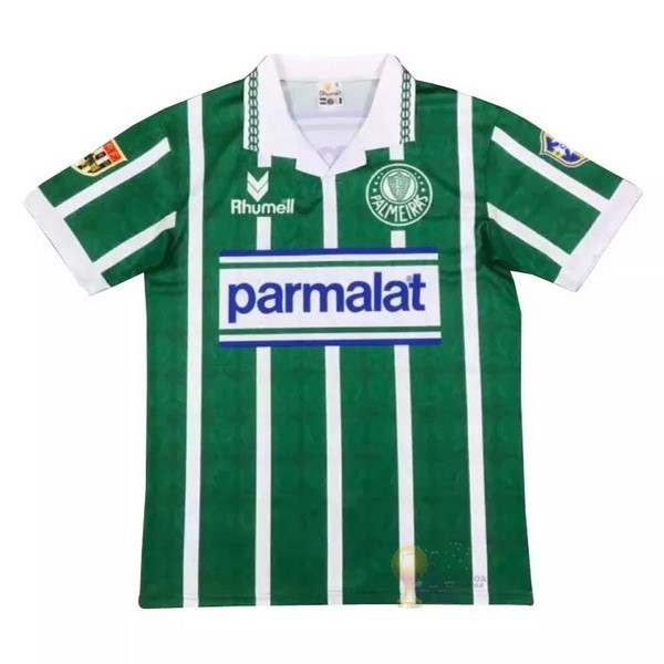Calcio Maglie Casa Camiseta Palmeiras Retro 1993 1994 Verde