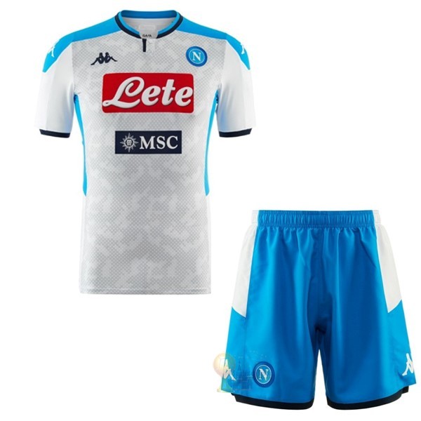 Calcio Maglie Terza Conjunto De Bambino Napoli 2019 2020 Bianco Blu