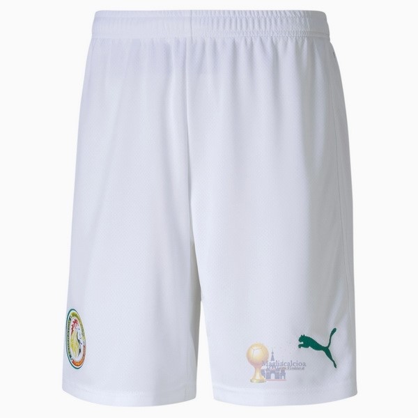 Calcio Maglie Casa Pantalones Senegal 2020 Bianco
