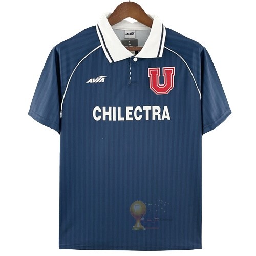 Calcio Maglie Home Maglia Universidad De Chile Stile rétro 1994 1995 Blu