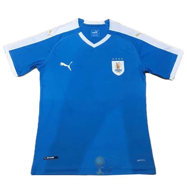 Calcio Maglie Home Maglia Uruguay 2019 Blu
