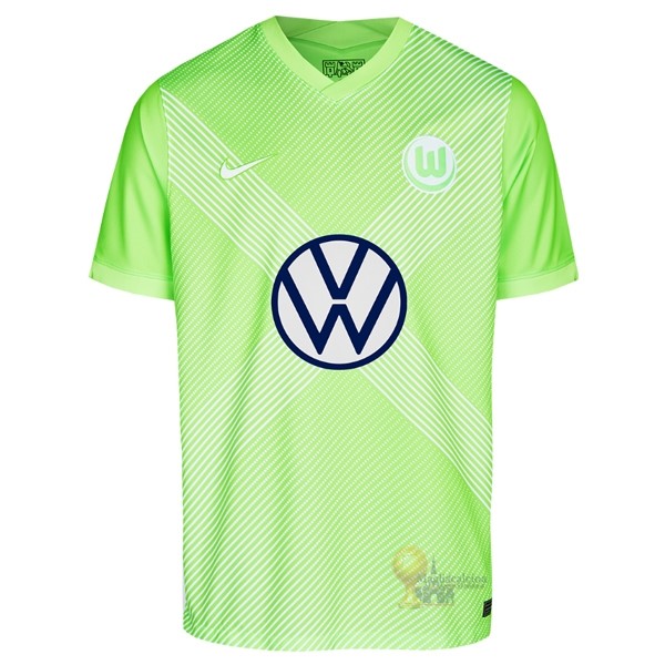 Calcio Maglie Home Maglia Wolfsburgo 2020 2021 Verde